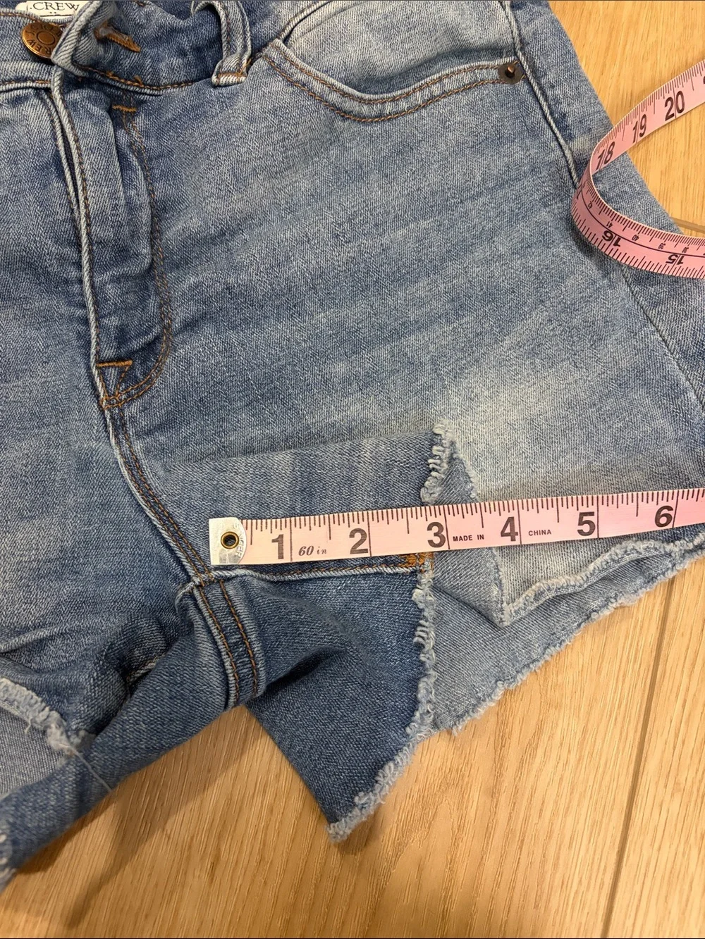 Jcrew denim shorts